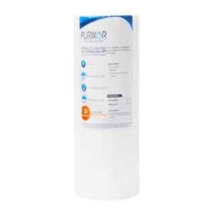 Filtro Lavable Plisado Jumbo 20" x 4.5" de 5 Micras – Cartucho Big Blue