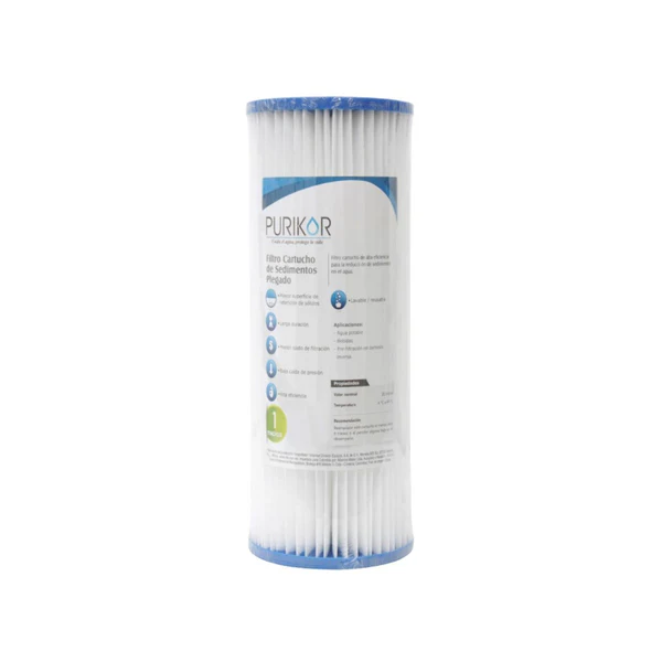 Filtro de hilo bobinado Big Blue Jumbo 20 pulgadas 1 micra para sedimentos finos